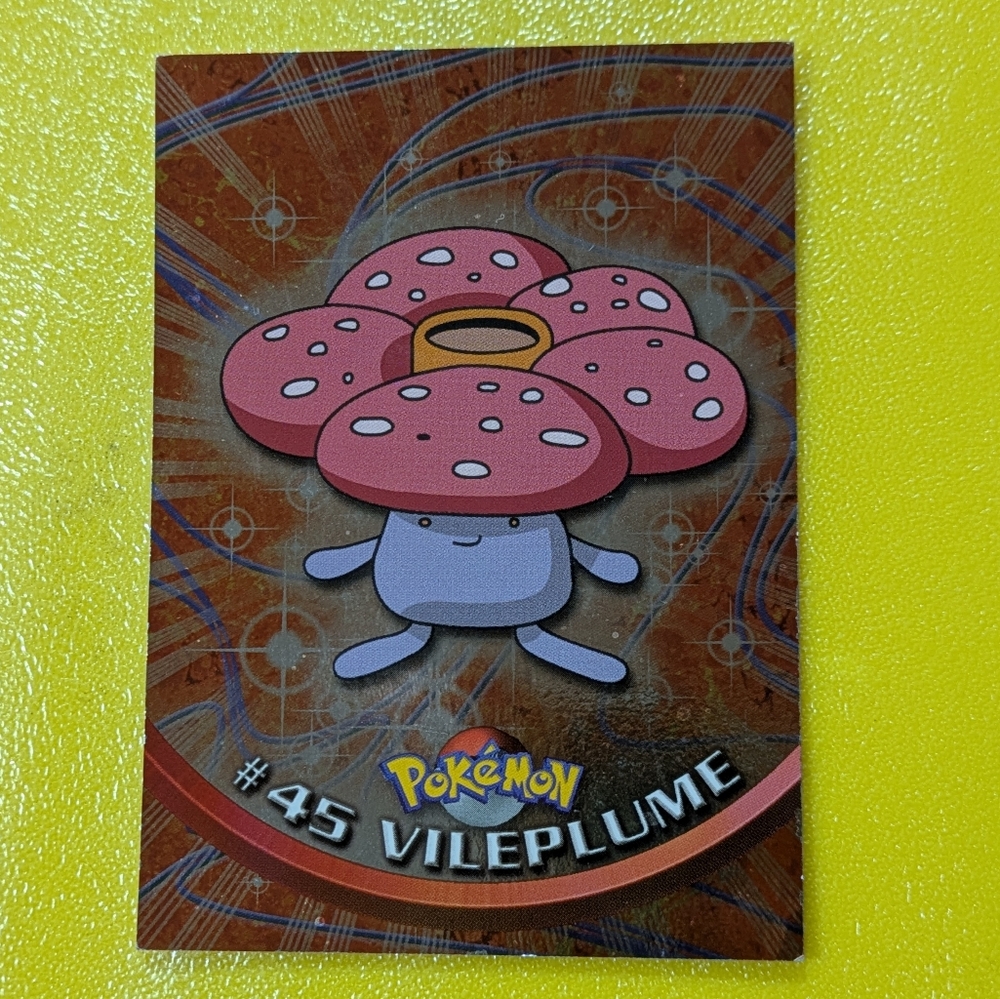 1999 POKEMON TOPPS TV Animation TCG 🔥 HOLO Vileplume #45 | GC